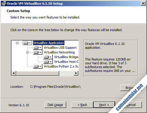 instalar virtualbox en windows 7