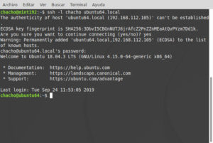 Включить ssh ubuntu 18