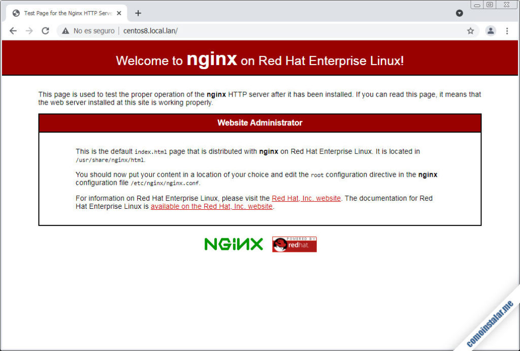 Centos 8 настройка nginx php fpm