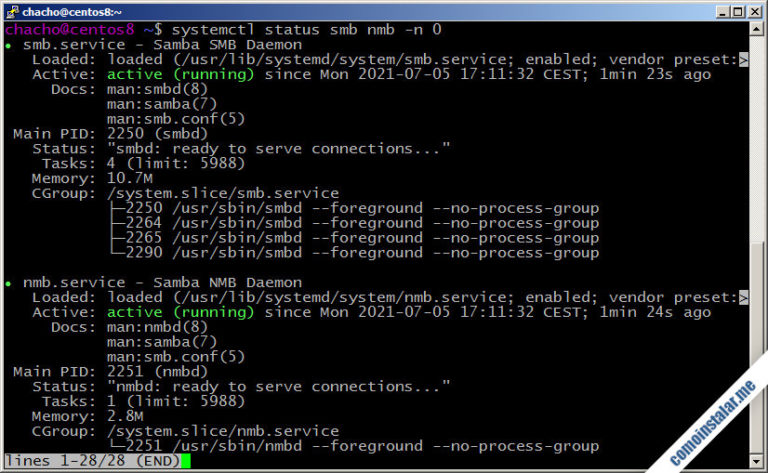 Cómo Instalar Samba En Centos 8 ️ 2021 Paso A Paso 3590