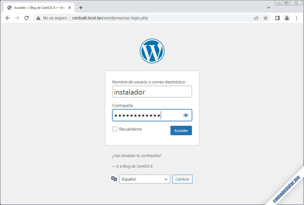 Centos как установить wordpress