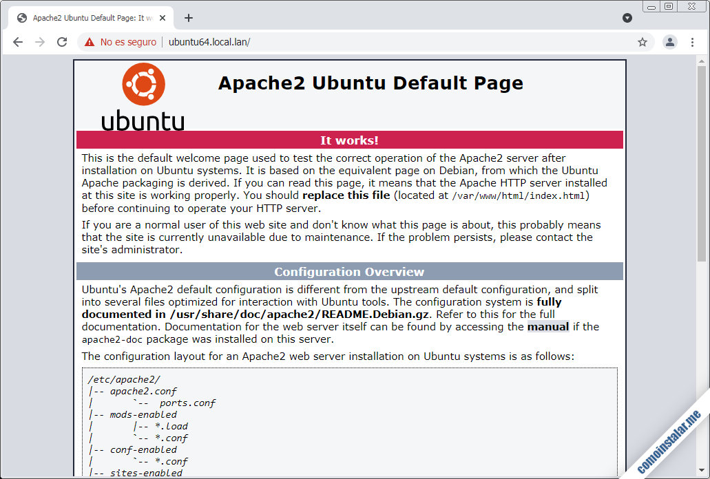 configurar https ssl en apache para ubuntu 18.04 lts