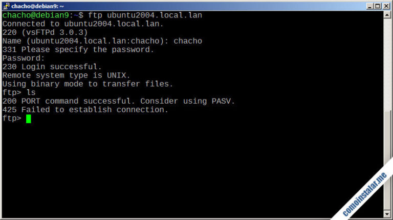 install ftp ubuntu