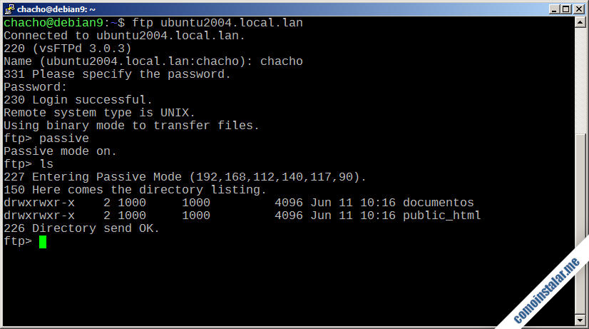configurar ftp en ubuntu 20.04 lts focal fossa