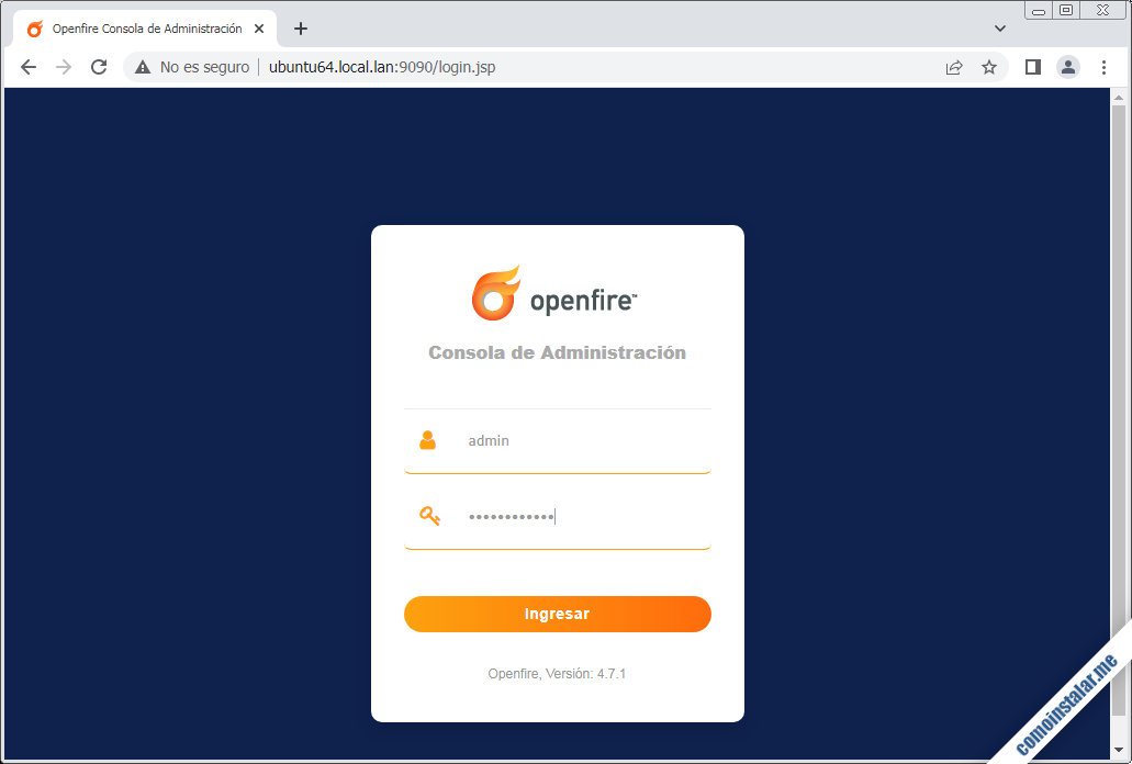 openfire en ubuntu 18.04 lts bionic beaver