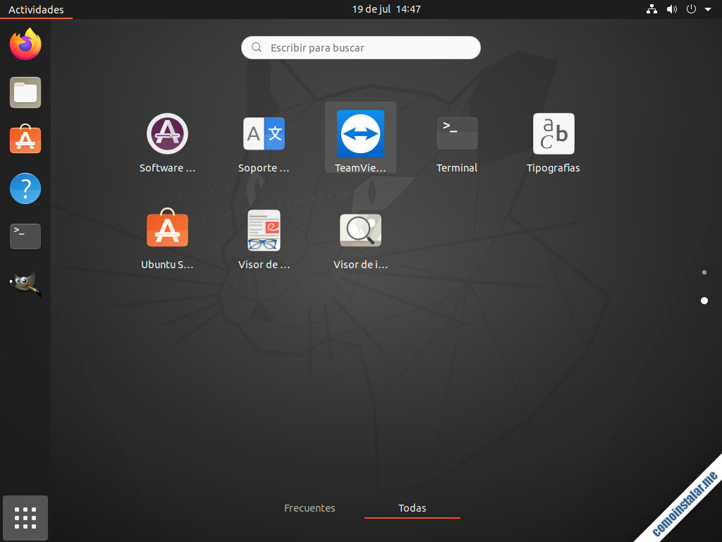 como instalar teamviewer en ubuntu 20.04 lts focal fossa