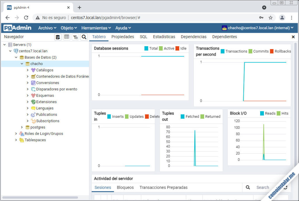 Pgadmin centos 7 установка настройка