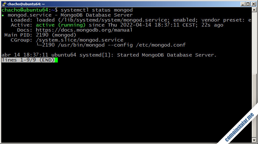 como instalar mongodb en ubuntu server 18.04 lts bionic beaver