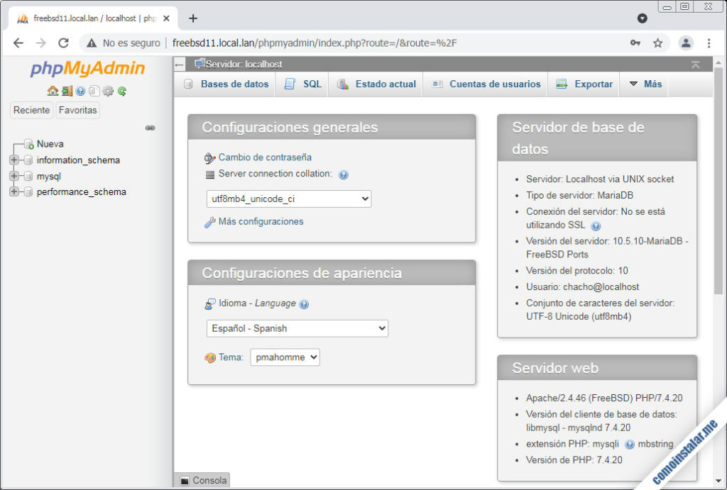 Cómo instalar phpMyAdmin en FreeBSD 11 ️ [2022] Paso a paso