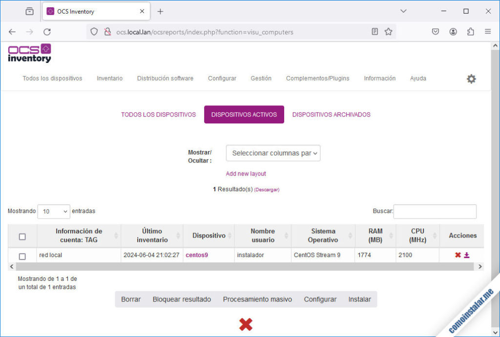 Cómo instalar OCS Inventory Agent en CentOS 9 ️ [2024]