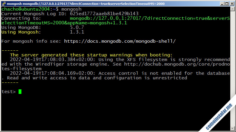 como instalar y configurar mongodb en ubuntu 20.04 lts focal fossa