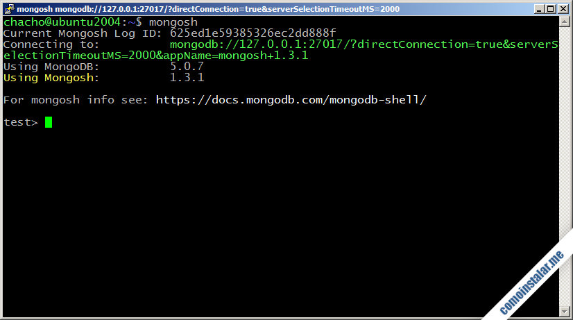 instalar y configurar mongodb en ubuntu 20.04 lts focal fossa