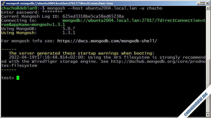mongodb en ubuntu 20.04 lts focal fossa