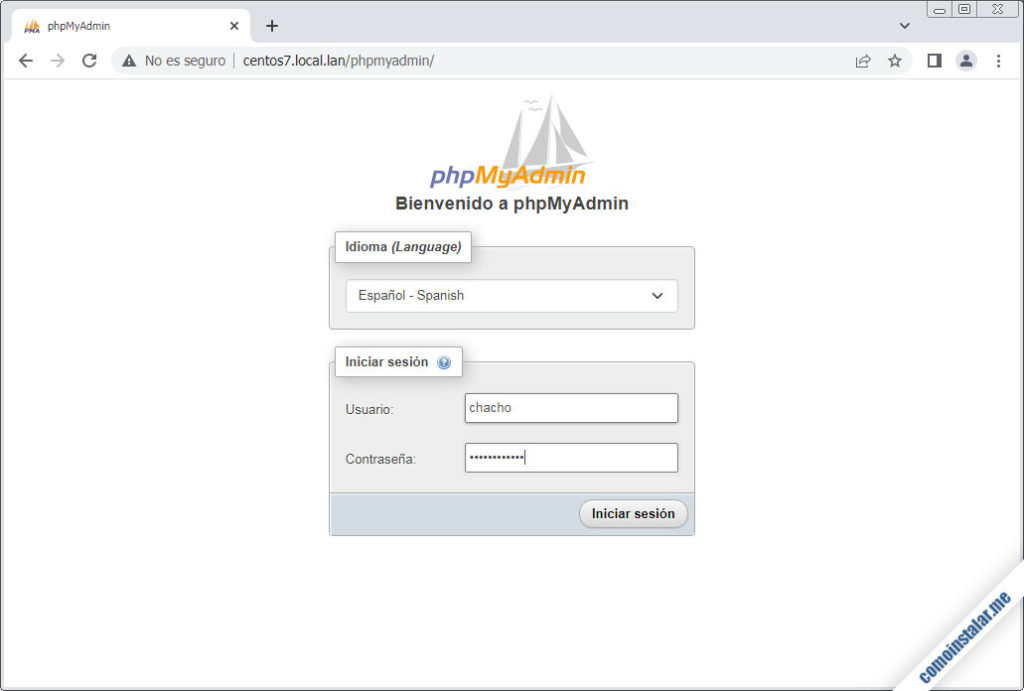 Как обновить phpmyadmin centos