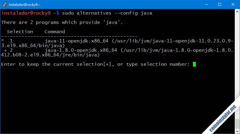 como configurar java openjdk en rocky linux 9