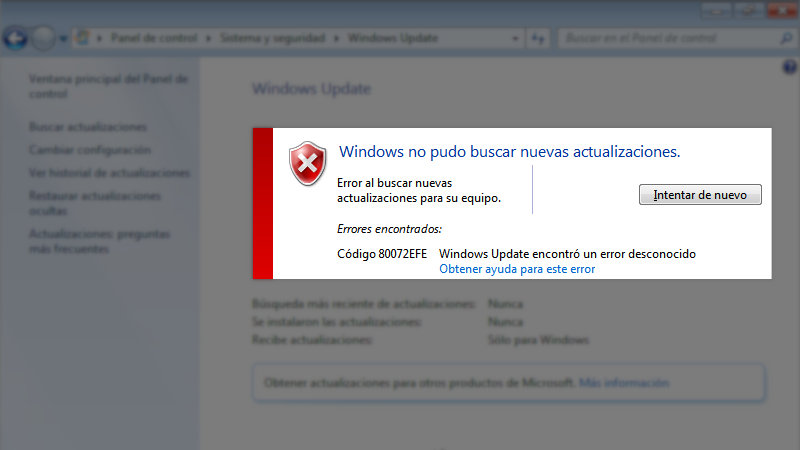 Leyenda fórmula Enciclopedia ▷ Windows Update no funciona en Windows 7 ✔️ [2023]