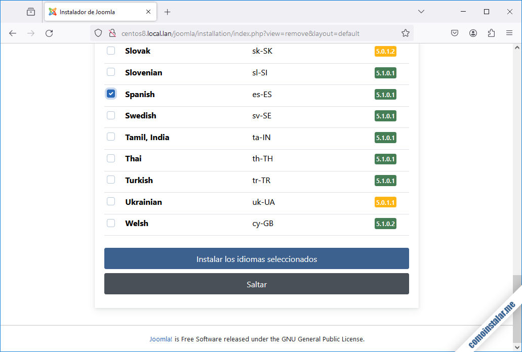 instalando joomla en centos 8 / centos stream 8