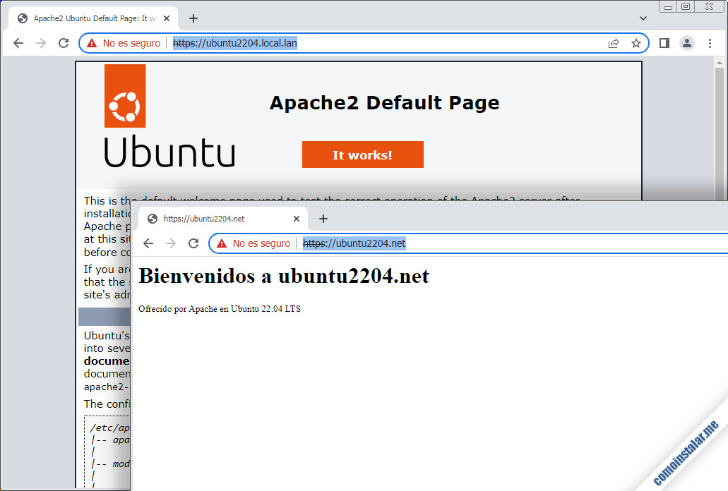 servidor web apache en ubuntu 22.04 lts focal fossa