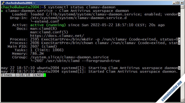 Cómo instalar ClamAV antivirus en Ubuntu 20.04 LTS ️ [2022]