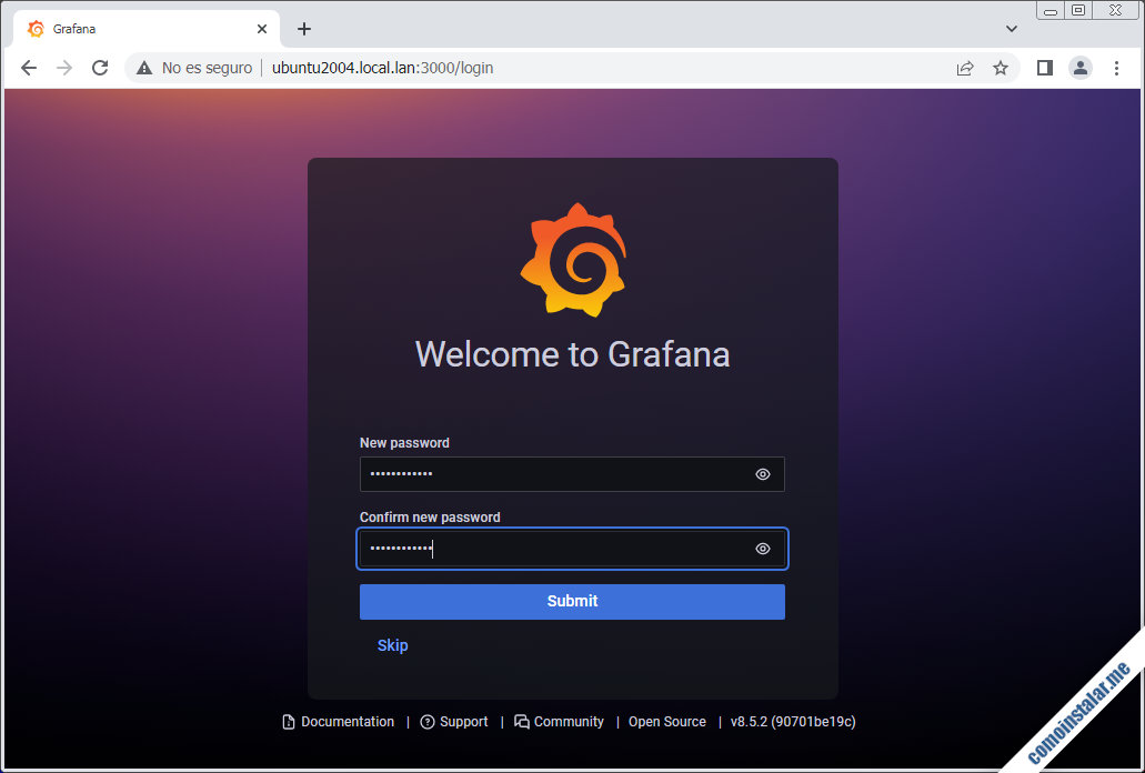 instalacion de grafana en ubuntu 20.04 lts focal fossa