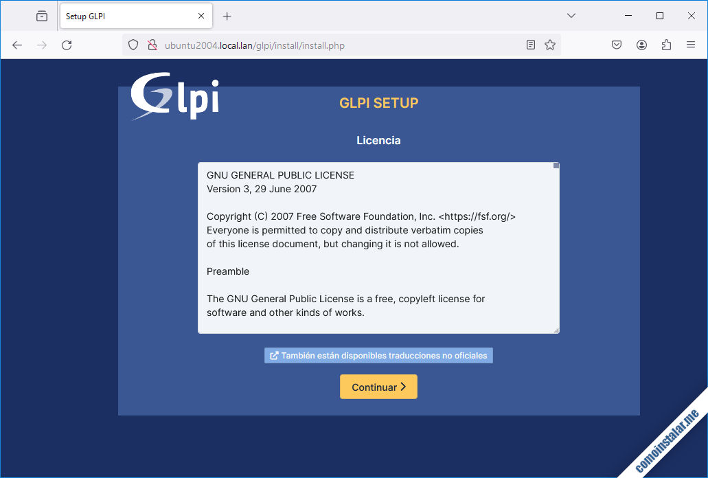 instalar glpi en ubuntu 20.04 lts focal fossa