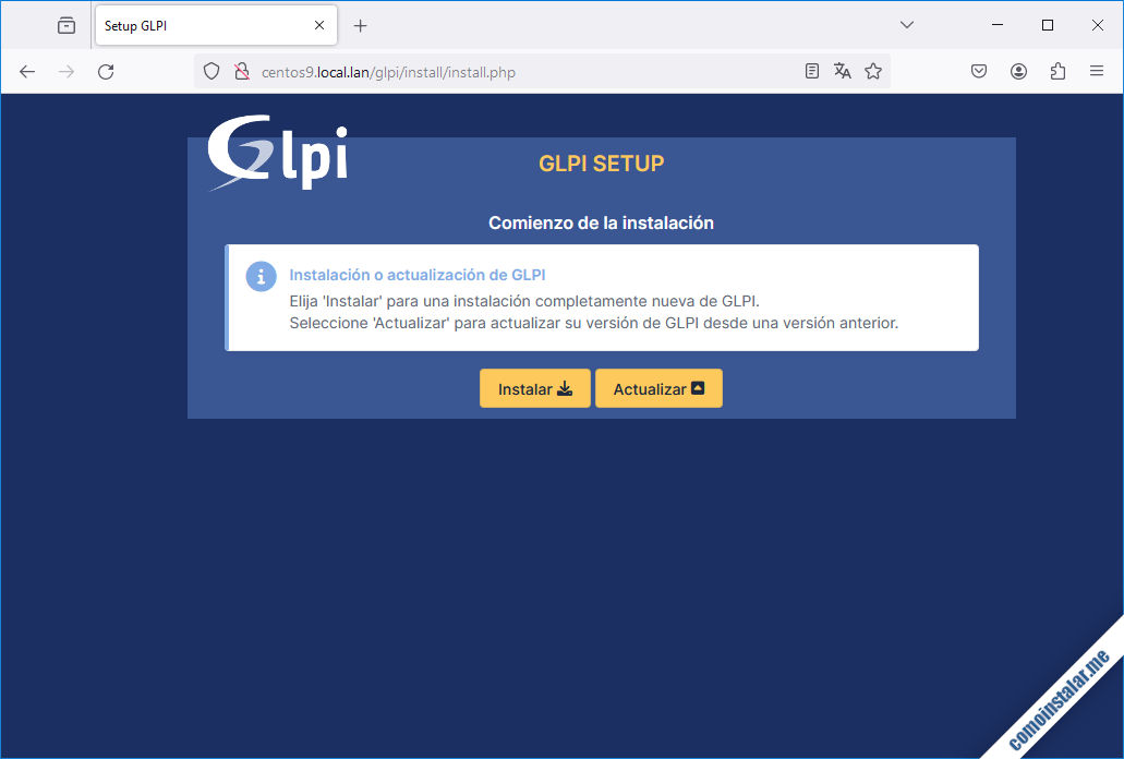 instalacion de glpi en centos 9 / centos stream 9