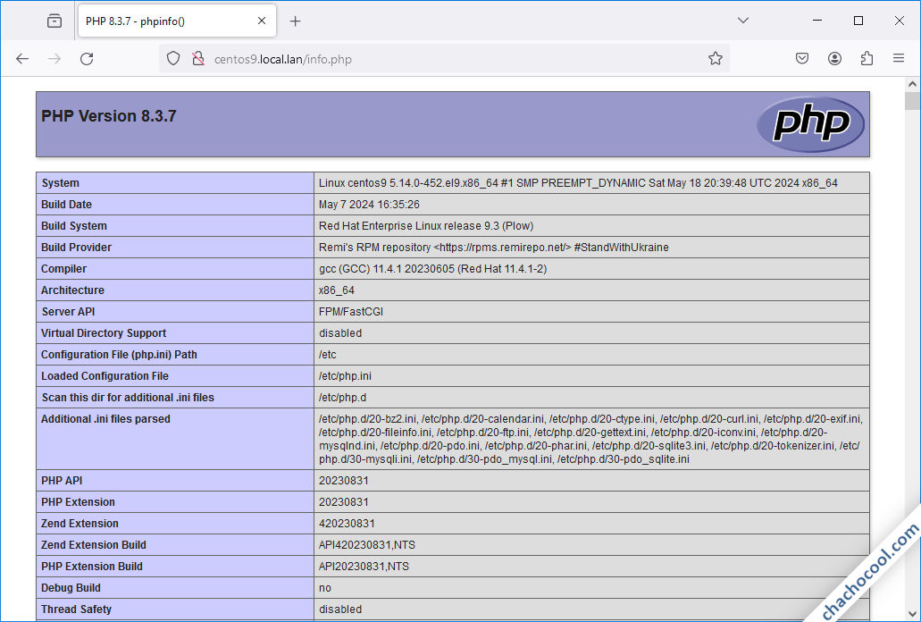 como instalar lamp en centos 9